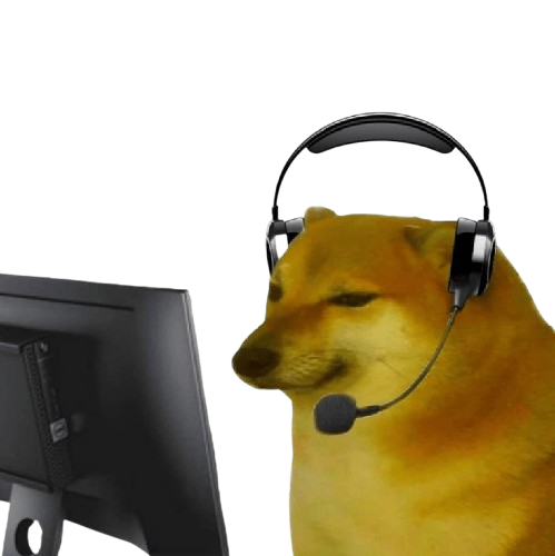 Cheems as a gamer